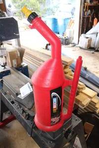 lot 117 image: 2-12 Gallon Plastic Racing Gas Can