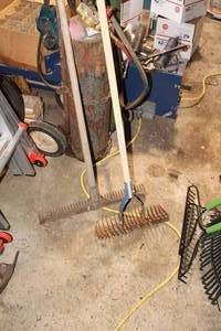 lot 174 image: Lot of (2) Garden Rakes