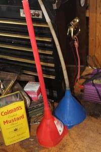 lot 229 image: Lot of (2) Long Neck Funnels