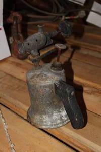 lot 310 image: Vintage MiningWeldingPlumbing Hand-Held Blow Torch