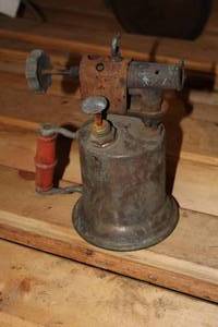 lot 311 image: Vintage MiningWeldingPlumbing Hand-Held Blow Torch