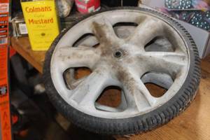 lot 349 image: Lot of (2) Plastic Utility Wheels