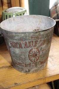 lot 346 image: Vintage Standard Oil Company Mica Axle Grease Metal Pail