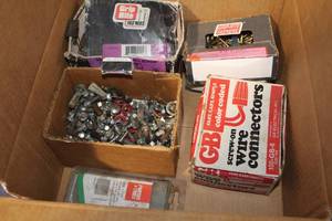 lot 344 image: Fasteners, Screws, Screw-On Wire Connectors