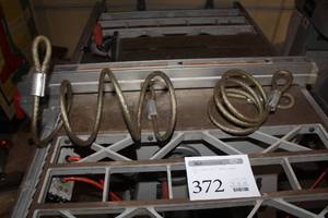 lot 372 image: Lot of (2) Heavy Duty Lock Cables