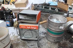 lot 145 image: Commercial Hot Dog Machine and Bun Warmer