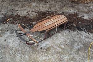 lot 163 image: Vintage Sled