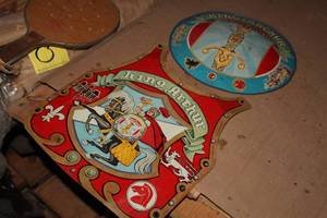 lot 379 image: Lot of (2) King Arthur Excalibur Shields