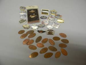 lot 24 image: BRICKYARD 400 HATLAPEL PINS, PRESSED SOUVENIR PENNIES COLLECTION - NICE COLLECTION - SEE PICTURES