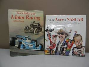 lot 32 image: THE HISTORY OF MOTOR RACING By WILLIAM BODDY & FOR THE LOVE OF NASCAR By Michael Fresina Foreword By RICHARD PETTY - AWESOME BOOKS - SEE PICTURES