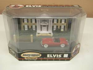 lot 66 image: MATCHBOX COLLECTIBLES ELVIS THE GRACELAND COLLECTION 1960 MGA CONVERTIBLE - NEW IN BOX - SEE PICTURES