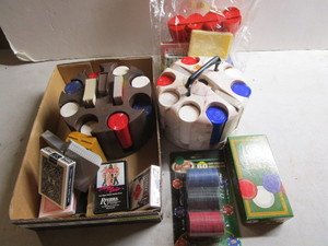 Poker Chips, Card