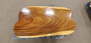 Solid Wood Walnut Dining Table Top (TOP ONLY)  Approximate Dimensions 60 x 36 x 2.3 - Slight Scratch and Dent, Slight mold growth from sitting in warehouse (can be sandedremoved) NO RESERVE