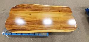 Solid Wood Walnut Dining Table Top (TOP ONLY)  Approximate Dimensions 78 x 36 x 2.3 - Slight Scratch and Dent, Slight mold growth from sitting in warehouse (can be sandedremoved) NO RESERVE