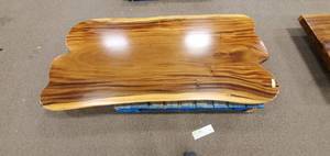 Solid Wood Walnut Dining Table Top (TOP ONLY)  Approximate Dimensions 78 x 36 x 2.3 - Slight Scratch and Dent, Slight mold growth from sitting in warehouse (can be sandedremoved) NO RESERVE