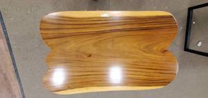 Solid Wood Walnut Dining Table Top (TOP ONLY)  Approximate Dimensions 60 x 36 x 2.3 - Slight Scratch and Dent, Slight mold growth from sitting in warehouse (can be sandedremoved) NO RESERVE