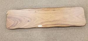 Solid Wood Walnut Bench Top (TOP ONLY)  Approximate Dimensions 60 x 15 x 2 - Slight Scratch and Dent, Slight mold growth from sitting in warehouse (can be sandedremoved) NO RESERVE