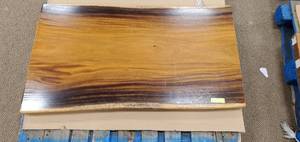 Solid Wood Walnut Coffee Table Top (TOP ONLY)  Approximate Dimensions 48 x 25 x 2 - Slight Scratch and Dent, Moderate mold growth from sitting in warehouse (can be sandedremoved) NO RESERVE