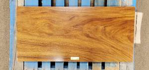 Solid Wood Walnut Coffee Table Top (TOP ONLY)  Approximate Dimensions 42 x 20 x 2 - Slight Scratch and Dent, Slight mold growth from sitting in warehouse (can be sandedremoved) NO RESERVE