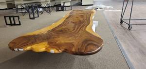 Solid Wood Walnut Conference Table Top (TOP ONLY)  Approximate Dimensions 192 x 36 x 2.3 - Slight Scratch and Dent, Slight mold growth from sitting in warehouse (can be sandedremoved)