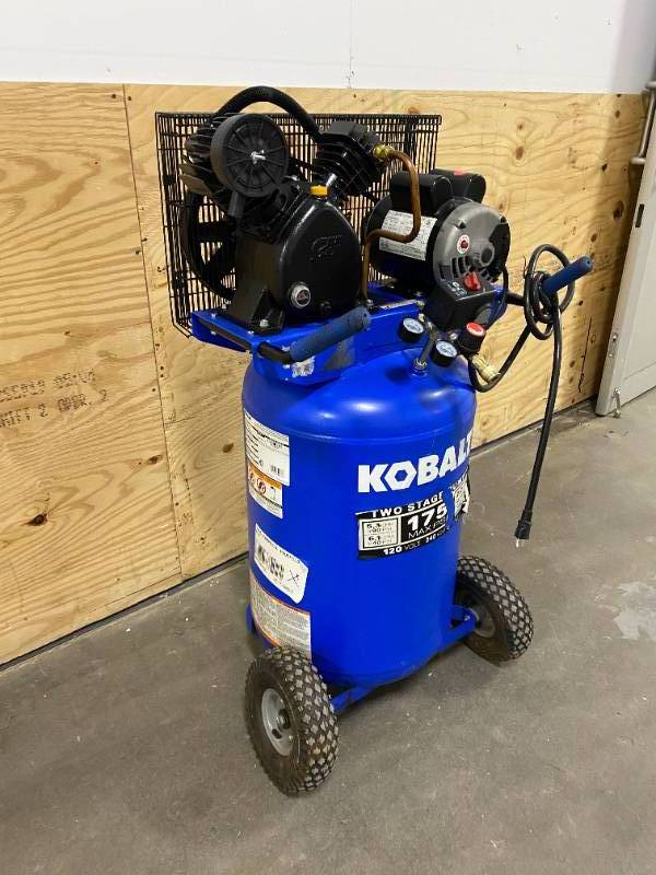 Kobalt two stage air deals compressor 30 gallon