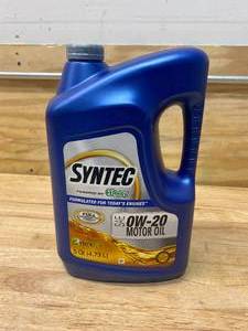 lot 67 image: SYNTEC SAE 0W-20 Motor Oil (5 Qt)