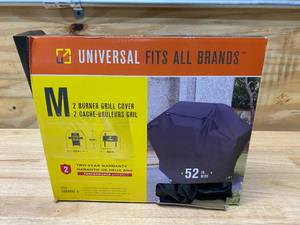 lot 71 image: CHAR-BROIL Performance 52-in W x 38-in H Black Gas Grill Cover
