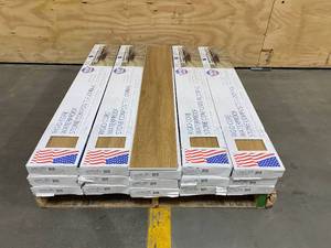 lot 24 image: 15 Cases of FC19020-7- Rigid Core Waterproof Stone Composite Flooring (357 Sq. Ft)