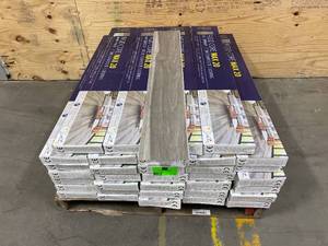 lot 25 image: 34 Cases of ZW6079-3 Rigid Core Max 20 Waterproof Stone Composite Flooring (800 sq. ft)