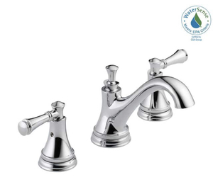 lot 17 image: DELTA Silverton 8 in. Widespread 2-Handle Bathroom Faucet in Chrome