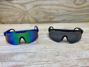 lot 86 image: Lot of 2 Pairs of Pit Viper Sunglasses (replicas)
