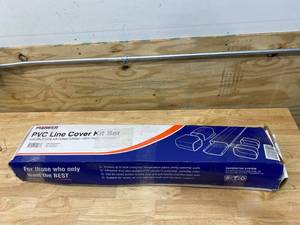 lot 105 image: PIONEER 2.5 in. x 3 in. x 16 ft. Decorative PVC Line Cover Kit For Mini Split Air Conditioners and Heat Pumps