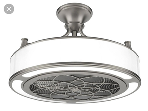lot 5 image: STILE The Anderson CF0110 22 LED Ceiling Fan - Brushed Nickel