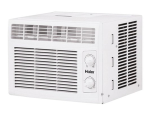 lot 4 image: HAIER 5050 BTU 115V Window Air Conditioner for Bedroom White