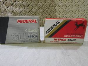 (BSB) 2 Boxes 12 GA Slug Shot Gun S...
