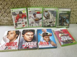(BSB) X Box 360 Games and Dexter Se...