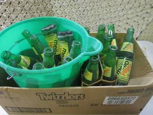 (F-2) Vintage Mellow Yellow Bottles...