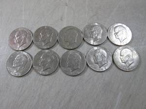 (CNTR) 10 Eisenhower Dollar Coins M...