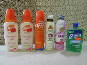 (EC1) Assorted Bug Spray Etc...