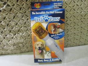 (E-2) Pedi Paws Pet Nail Trimmer...