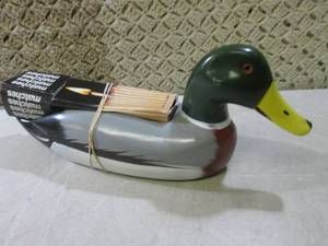 (FS) Wood Duck Match Stick Holder S...