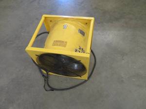 lot 9 image: ELECTRIC SUPER VAC VENTILATION FAN (YELLOW)