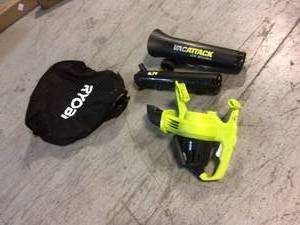 RYOBI 40V Vac Attack Cordless Leaf VacuumMulcher  USED Customer Returns See Pictures
