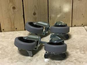 Shepherd 4 in. Rubber Caster Kit Customer Returns See Pictures