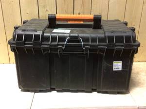 RIDGID 22 in. Pro Tool Box, Black Customer Returns See Pictures