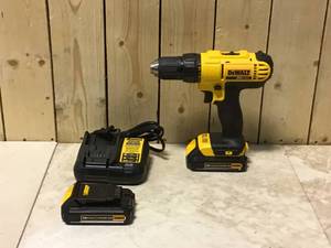 DEWALT 20-Volt MAX Cordless 12 in. DrillDriver, (2) 20-Volt 1.3Ah Batteries, Charger &amp Bag Customer Returns See Pictures