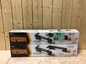 TOUGHBUILT Universal Miter Saw Tool Mounting Brackets Customer Returns See Pictures