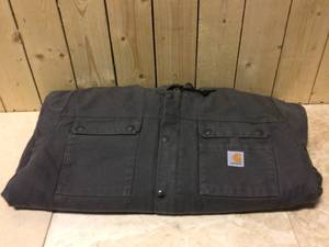Carhartt Mens Large Gravel Cotton Washed Duck Bartlett Jacket Customer Returns See Pictures