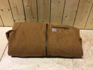 Carhartt Womens 100815 Womens Weathered Duck Jacket - Sherpa Lined - Small Regular - Carhartt Brown Customer Returns See Pictures