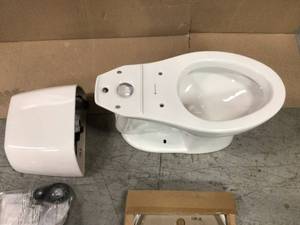 Niagara 2-Piece 0.8 GPF Ultra-High-Efficiency Single Flush Elongated Toilet in White see pictures